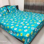 4 পিসর সেটের কিং সাইজ বেডশিট [8 ফিট] 7 ফিট]